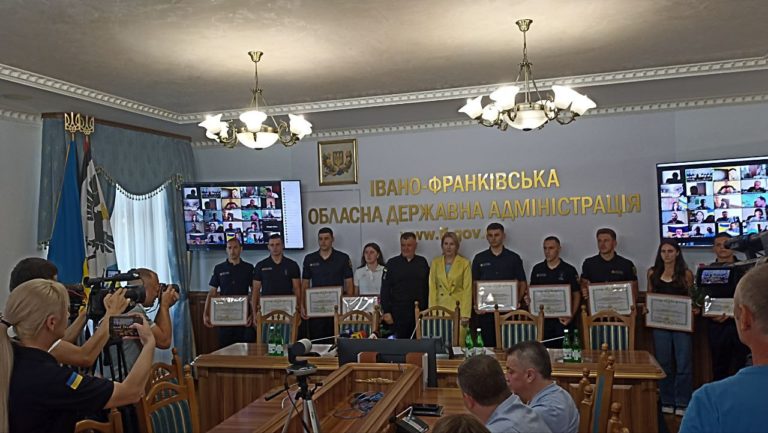 Вогнеборців Прикарпаття відзначили за участь в Чемпіонаті України з пожежно-прикладного спорту (ФОТО)