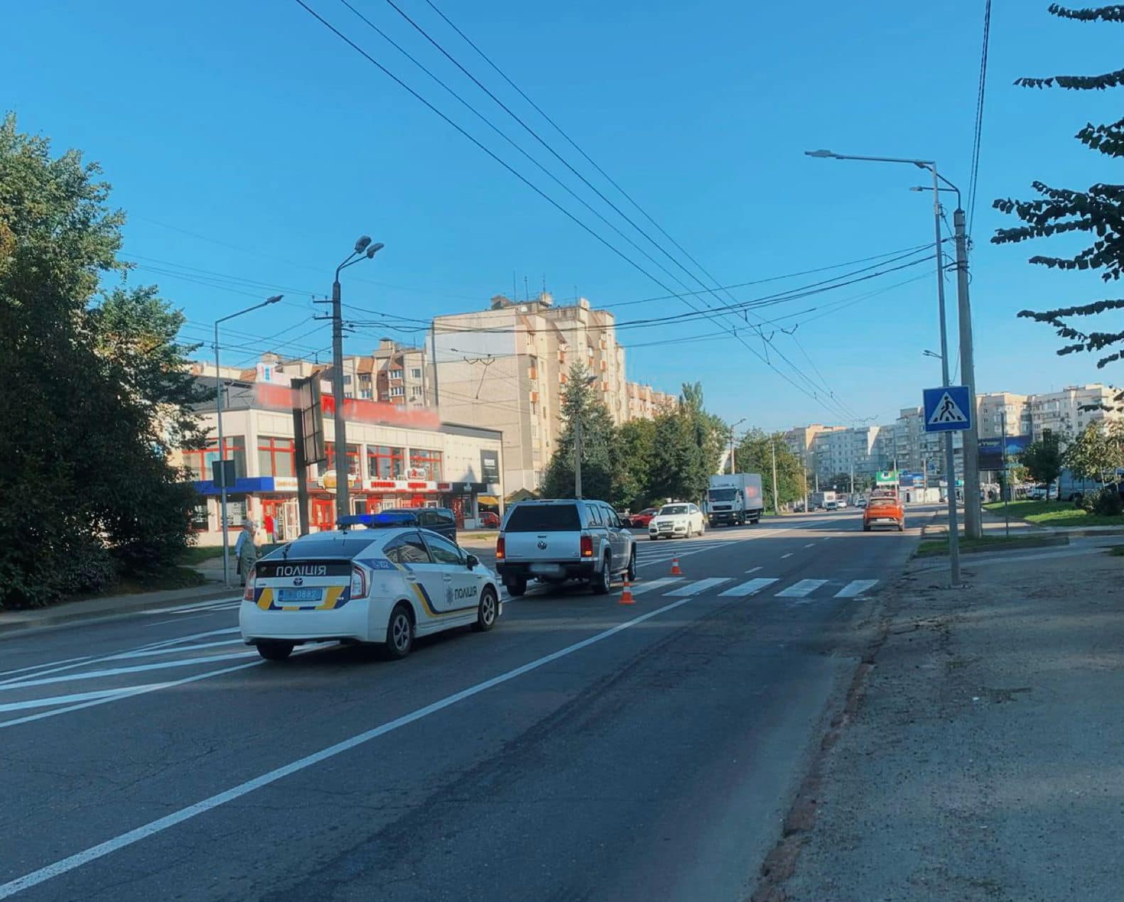 ДТП у Франківську: двоє дітей-пішоходів потрапили до лікарні (ФОТО)