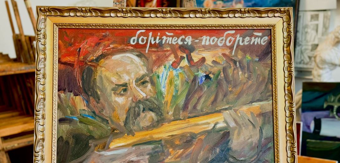Медики Прикарпаття виставили на благодійний аукціон картину художника Богдана Бринського (ФОТОФАКТ)