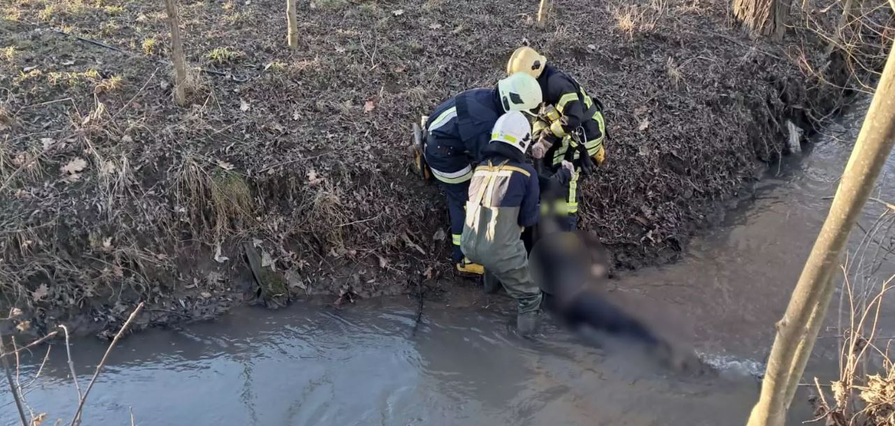 У Тисменицькій громаді в потічку втопився чоловік (ФОТО З МІСЦЯ)