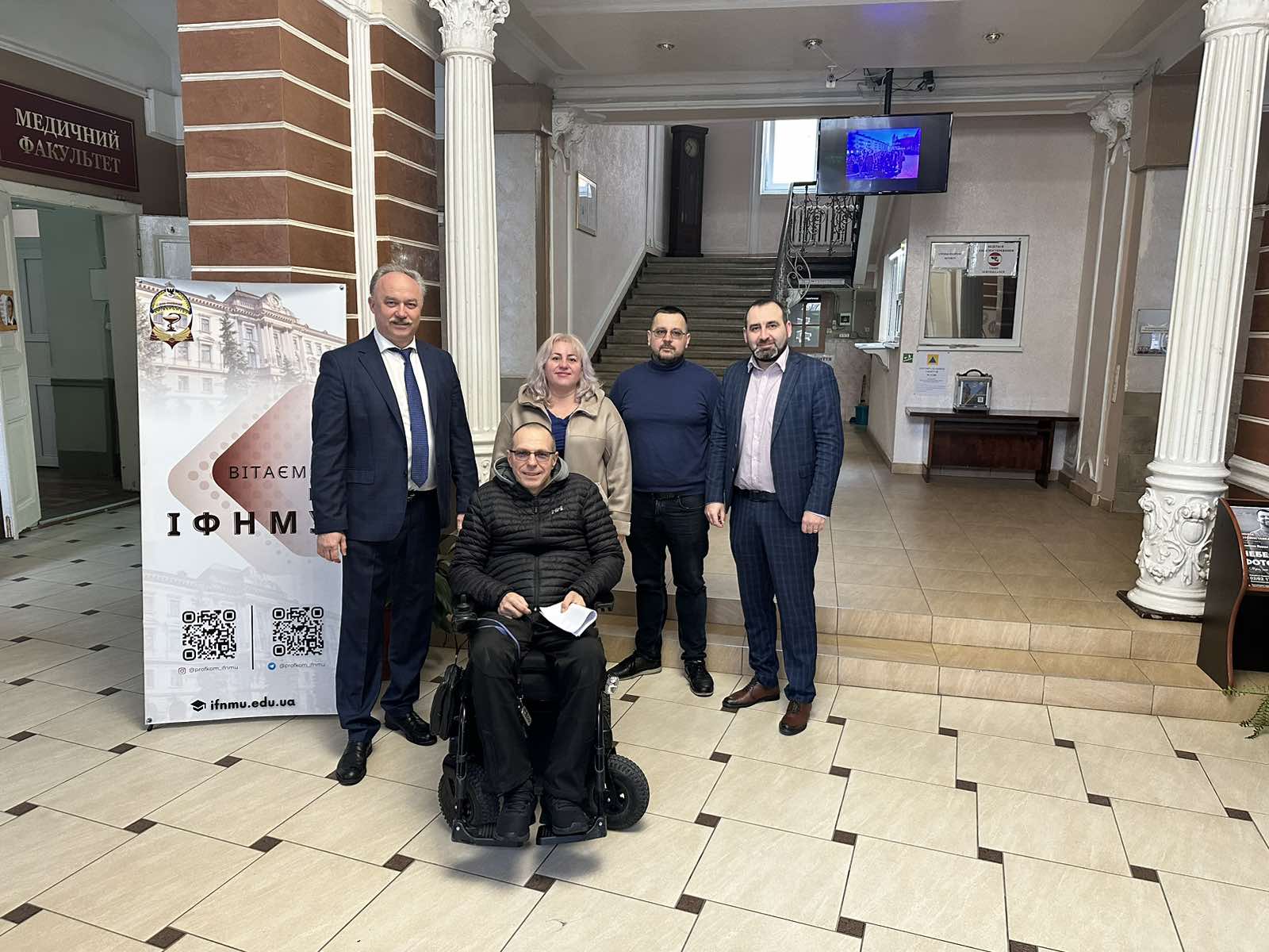 В ІФНМУ облаштують безбар’єрний простір для людей з інвалідністю (ФОТО)