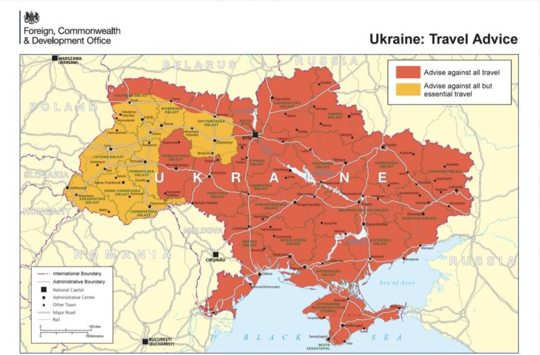МАНІПУЛЯЦІЯ: Британія застерігає своїх громадян від поїздок до Івано-Франківської області
