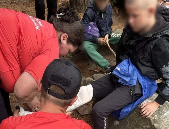 На скелях Довбуша травмувався 12-річний хлопчик
