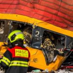 наслідок зіткнення потягів у Чехії