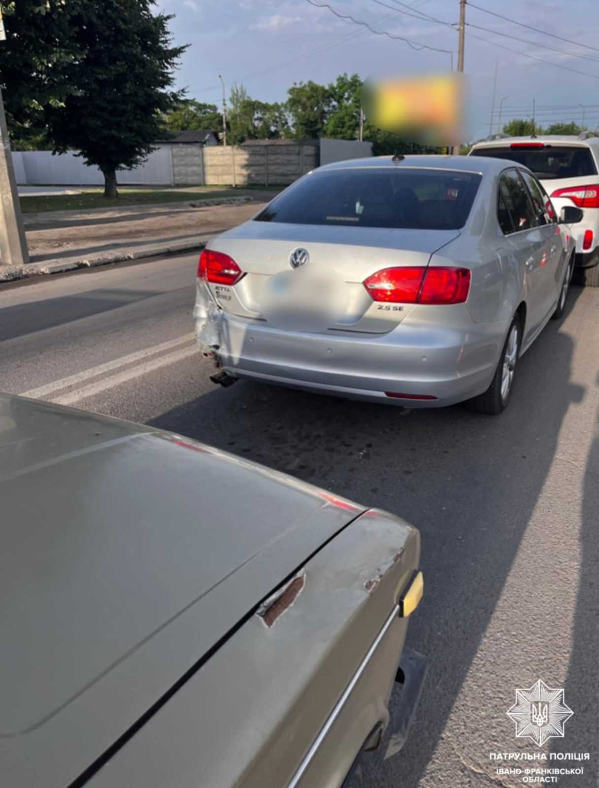 У Франківську п’яний водій вчинив ДТП за участі трьох авто