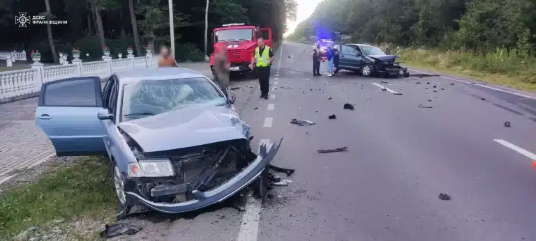 Під Богородчанами через п’яну водійку зіткнулися два авто: є постраждала (ФОТОФАКТ)