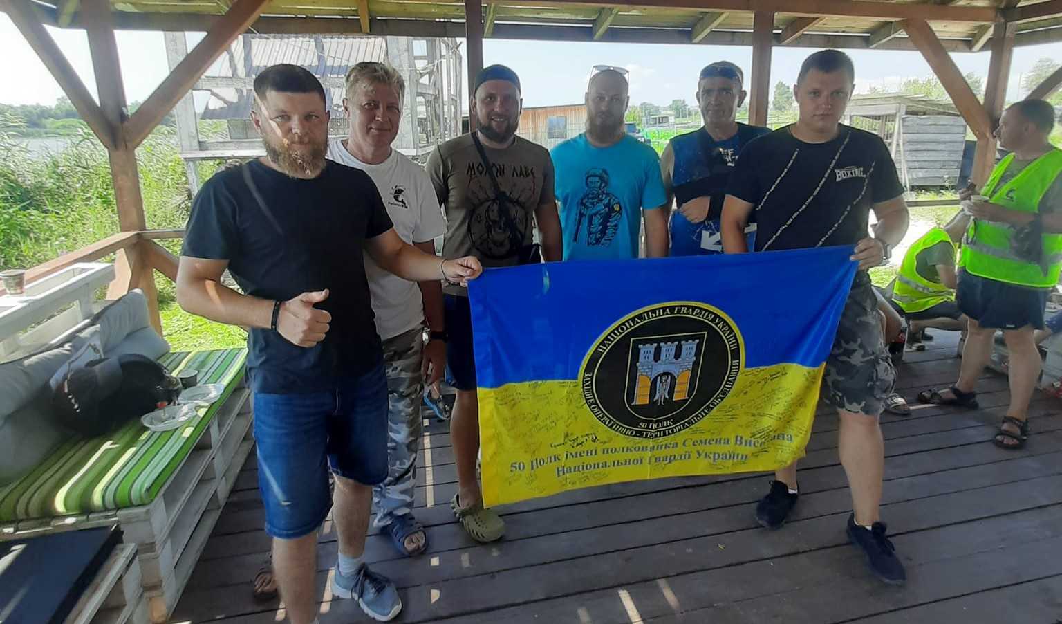 На турнірі з риболовлі серед ветеранів війни зібрали 18 тисяч гривень для Нацгвардії (ФОТО)