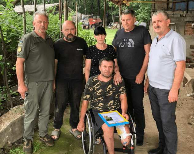 Захисника Василя Атаманюка із Косівщини нагородили нагрудним знаком “За мужність в охороні державного кордону”