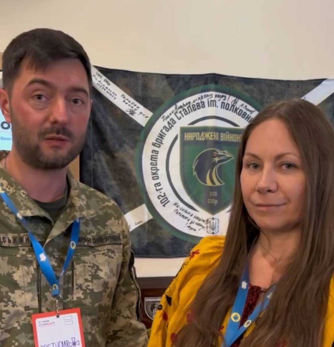 “Я дякую за все, за те, що нас бороните”. Слава Фролова підтримала проєкт підписки “Бойові ворони” від 102-гої бригади