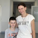 Святослав Писар з мамою