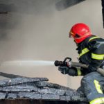 ліквідація пожежі будівлі на Пасічній