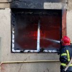 ліквідація пожежі будівлі на Пасічній