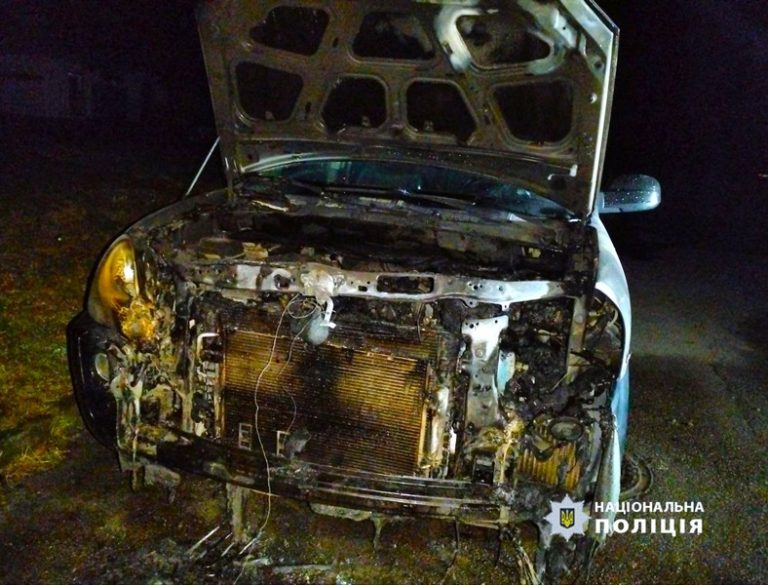 На Довженка чоловік підпалив авто (ФОТО)