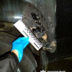 наслідки підпалу авто на Довженка