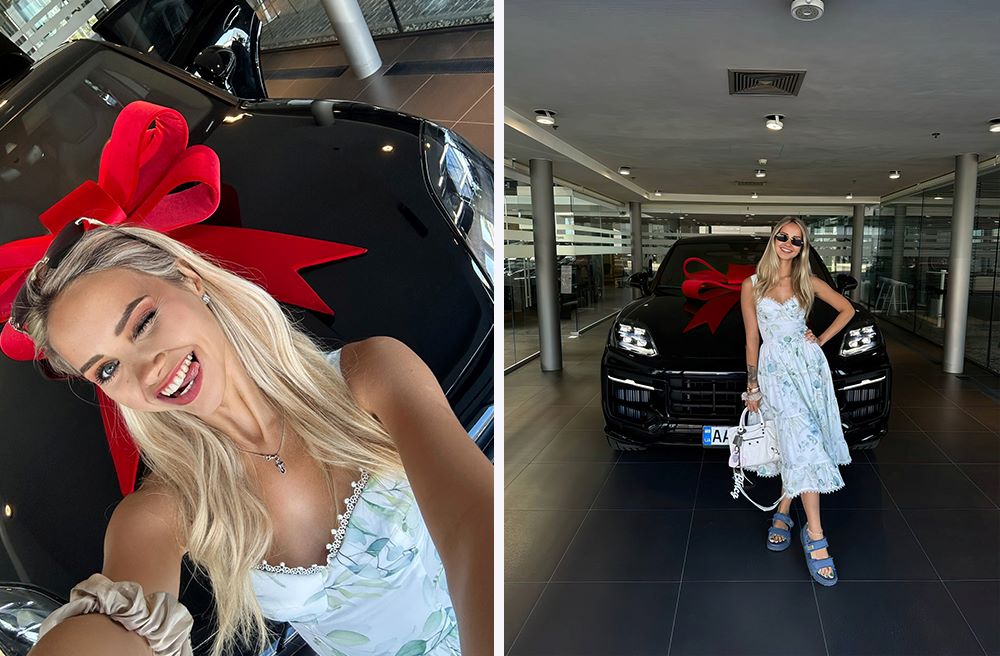 Катерина Шухніна купила за криптовалюту нове авто