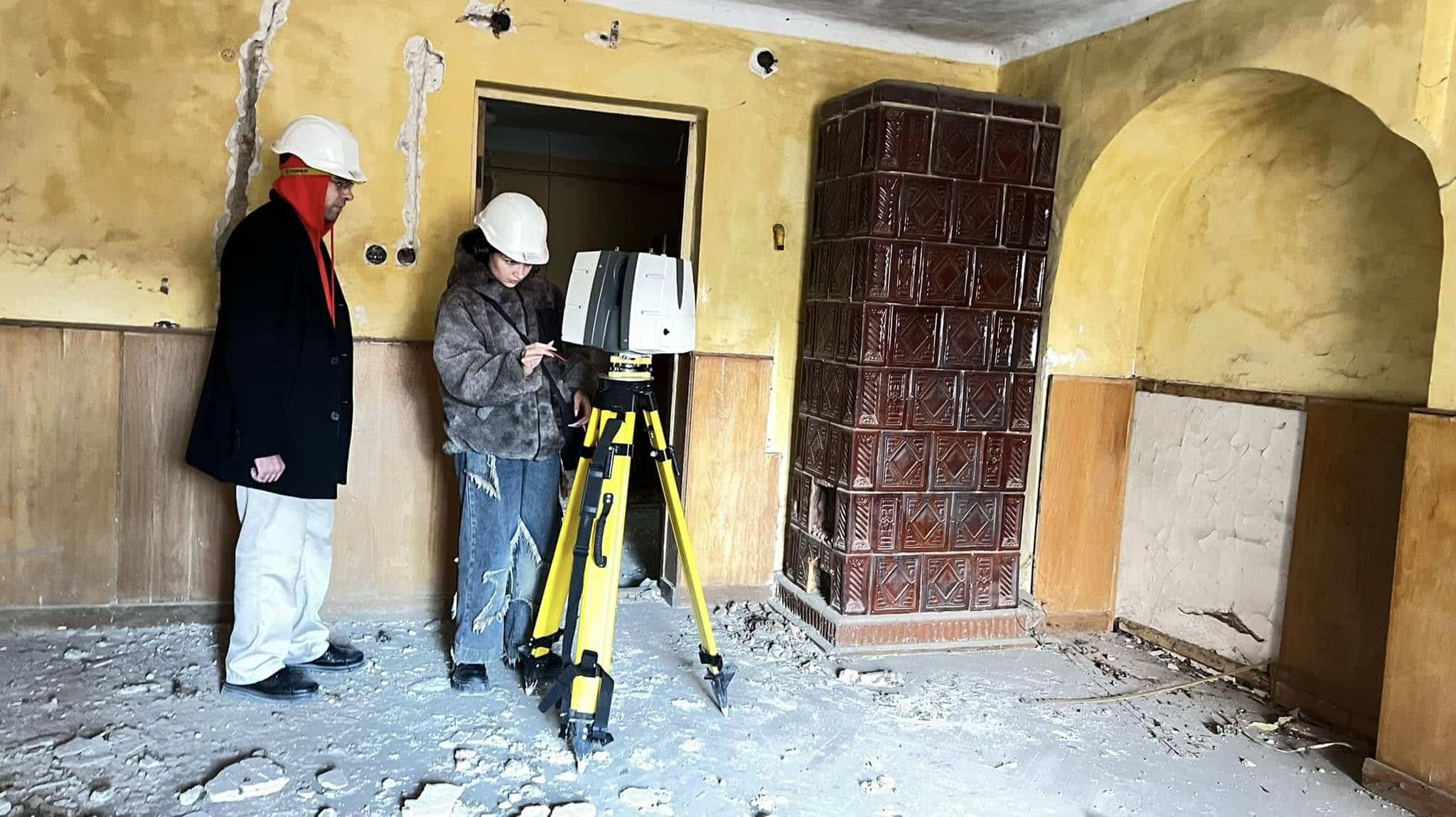 У Франківську розпочали 3D-сканування історичного комплексу Палац Потоцьких (ФОТО)