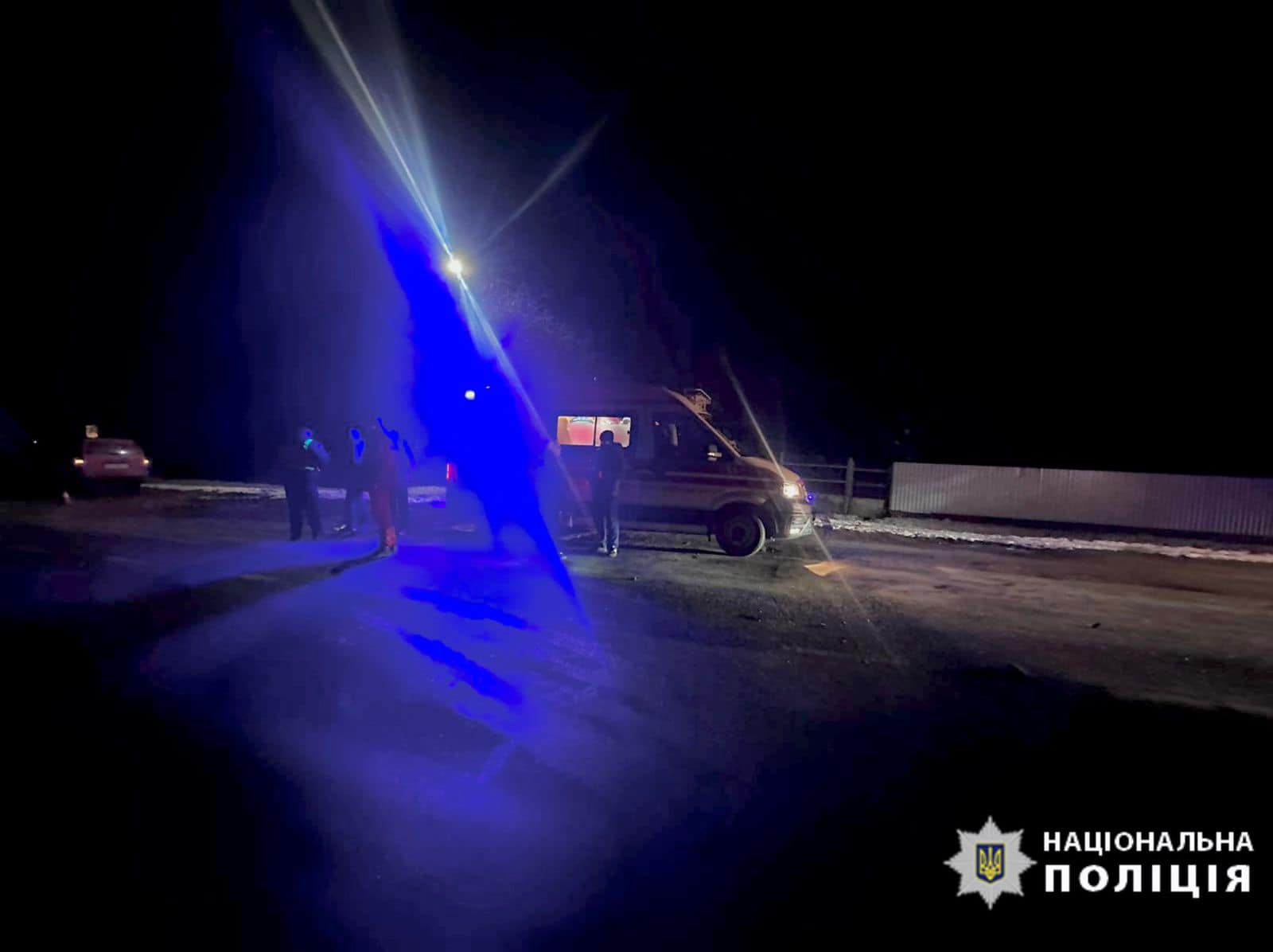 На Коломийщині водій збив пішохода (ФОТО З МІСЦЯ)