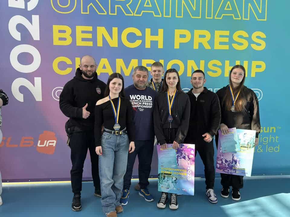 Коломияни вибороли вісім нагород на чемпіонаті України з класичного жиму лежачи (ФОТО)