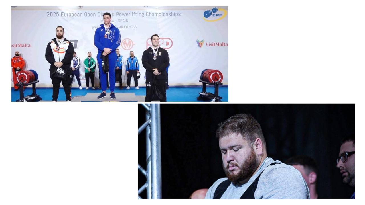 Прикарпатські пауерліфтери вибороли п’ять нагород на чемпіонаті Європи