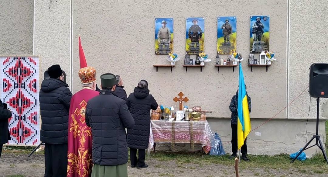На Коломийщині відкрили пам’ятну дошку полеглому на війні Сергію Лавруку (ФОТО)