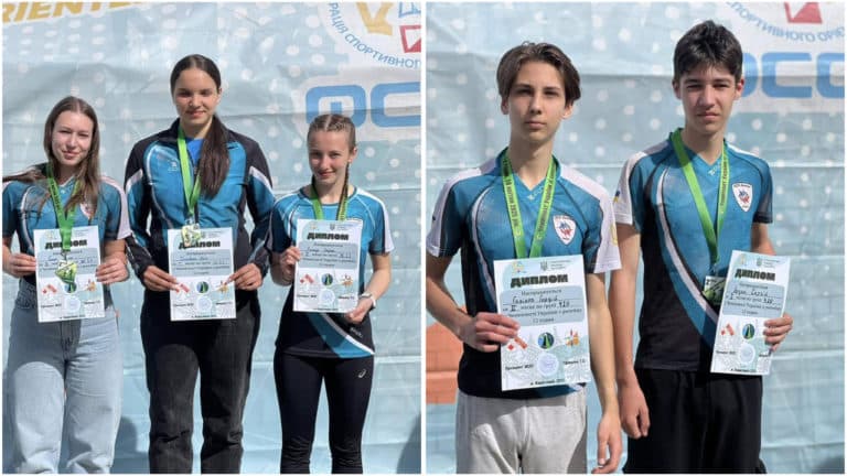Калушани вибороли п’ять срібних медалей на чемпіонаті України зі спортивного орієнтування (ФОТО)