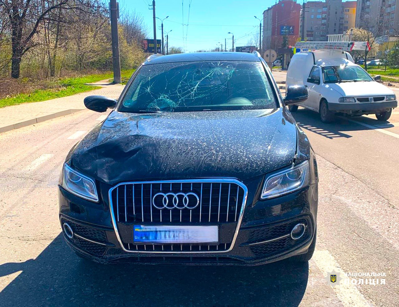 У Франківську водійка Audi збила двох дітей на пішохідному переході (ФОТО)
