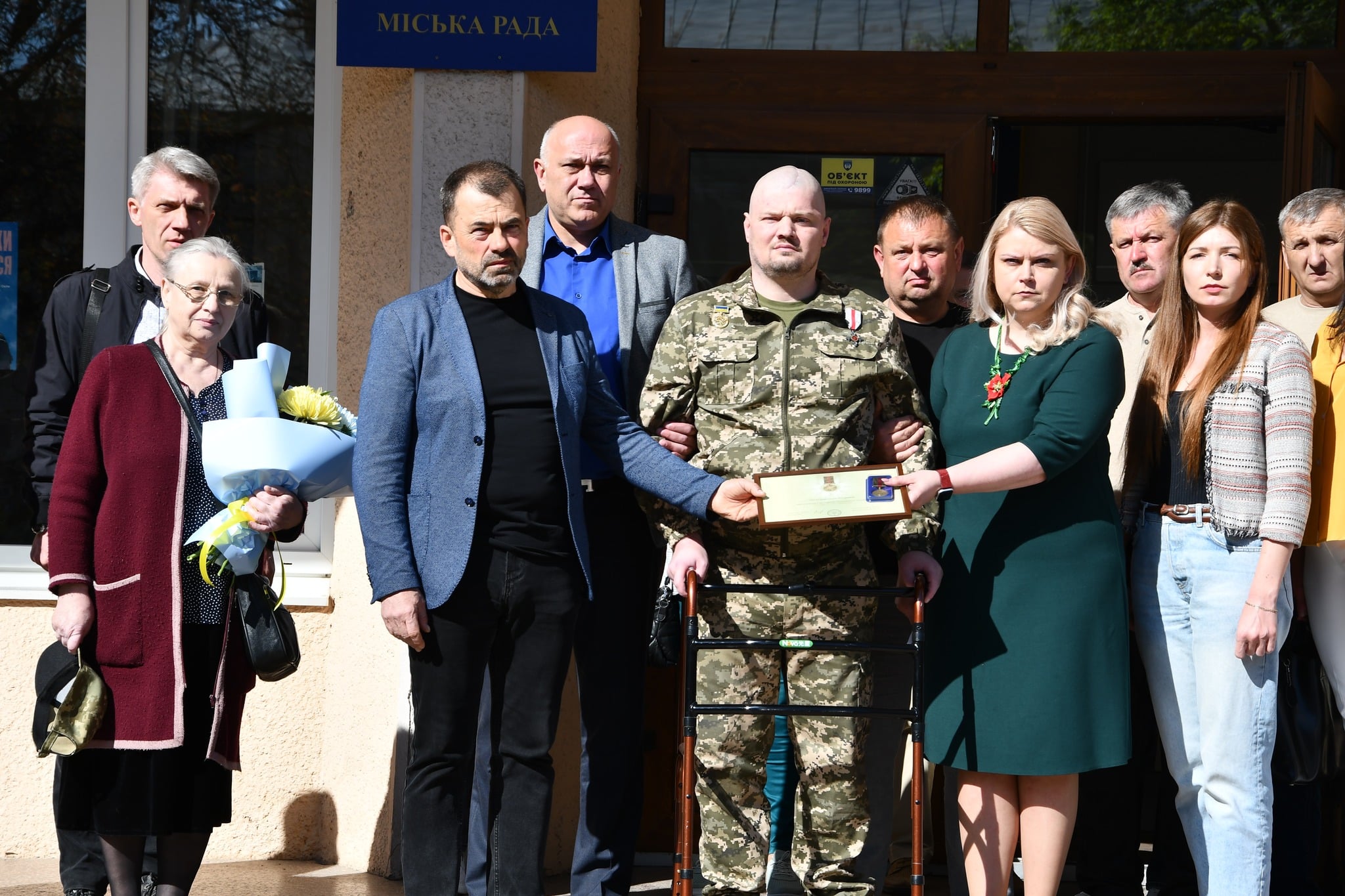 Сапера 48 штурмової бригади Олександра Грозу з Рогатина нагородили відзнакою “За оборону України” (ФОТО)