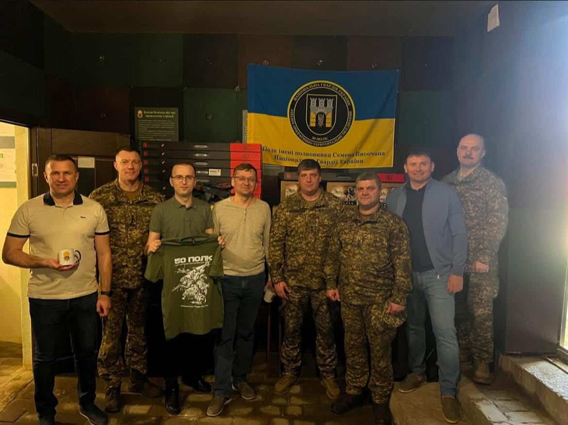 Депутати фракції «Європейська Солідарність» передали тренувальне обладнання для 50 полку Нацгвардії (ФОТО)