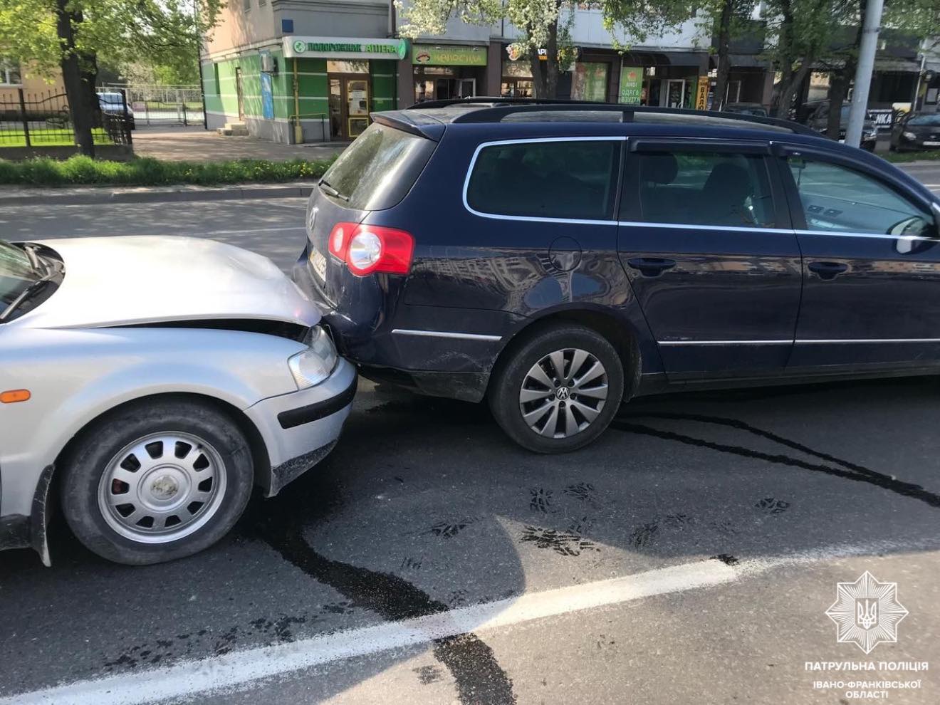 У Франківську водій спричинив ДТП та відмовився проходити тест на сп’яніння – патрульні (ФОТОФАКТ)