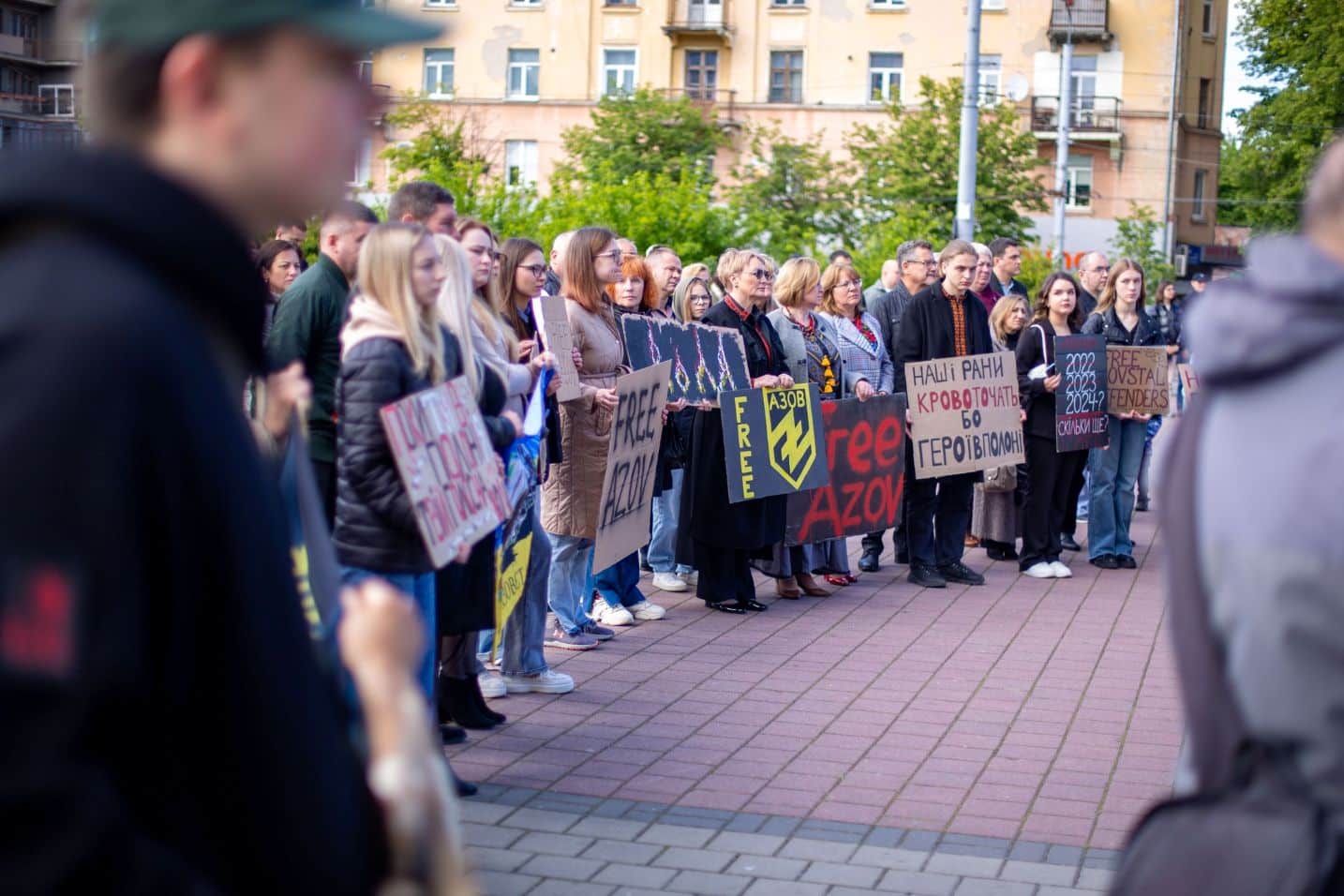 У Франківську вшанували третю річницю виходу захисників з Азовсталі (ФОТО)