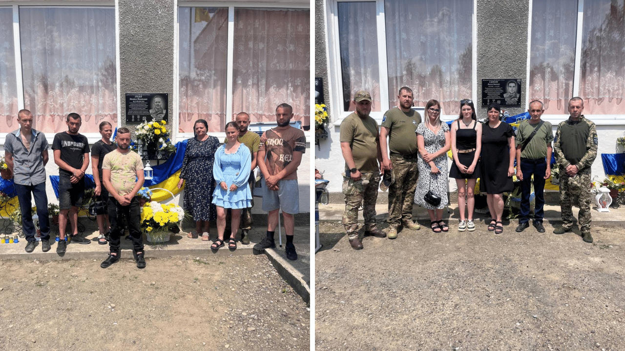 На Косівщині відкрили меморіальні дошки Василю Гаврилюку та Михайлу Грудею (ФОТО)