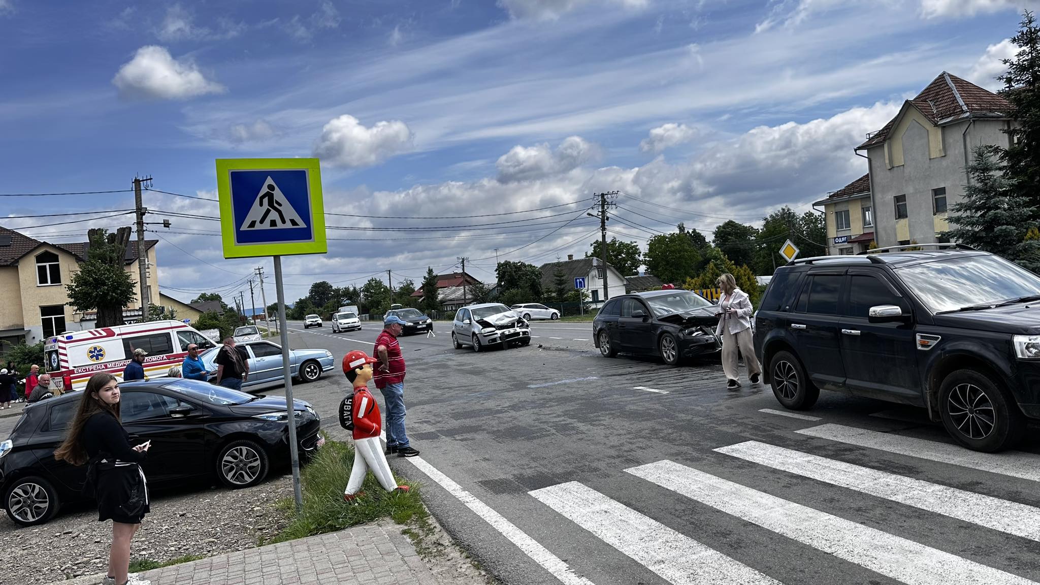 ДТП на Калущині: зіткнулися чотири автомобілі (ФОТО)