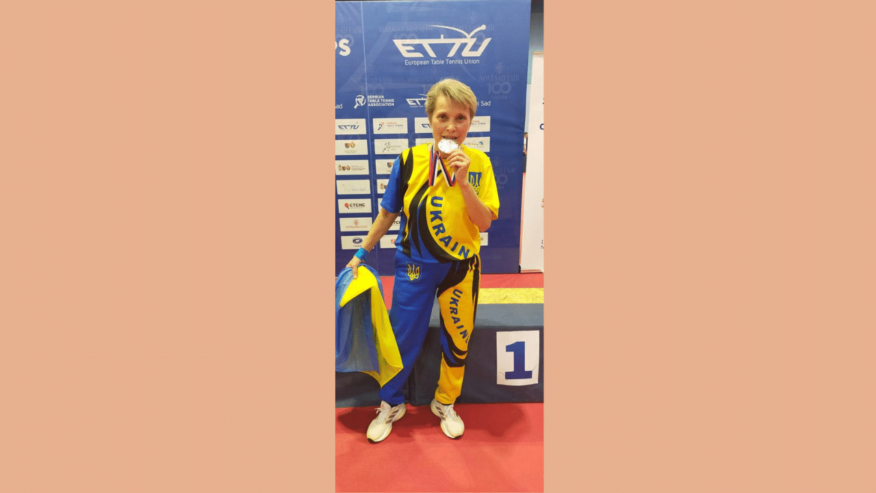 Прикарпатка Галина Єненко виборола “срібло” на Чемпіонаті Європи з настільного тенісу