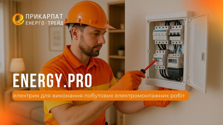 Сервіс фахового електрика – EnergyPro