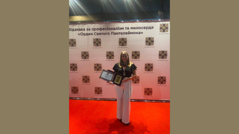 Франківка Тетяна Фреїшин стала лауреаткою Ордену Святого Пантелеймона (ФОТО)