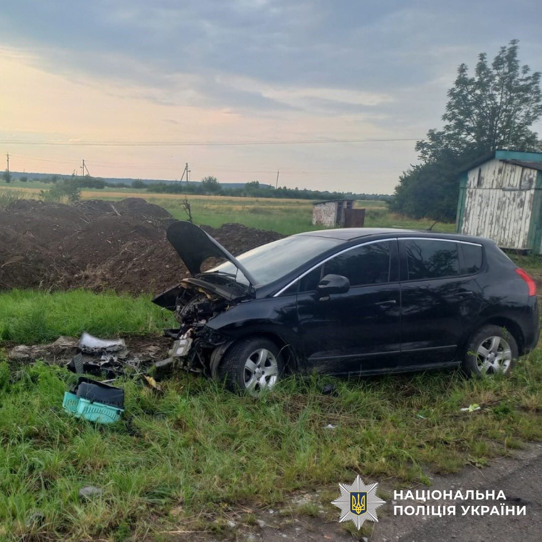 На Прикарпатті водійка з’їхала у кювет: постраждали жінка та дитина