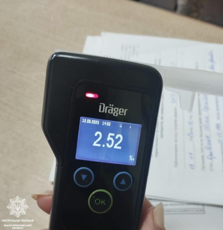 Був п’яний та перевищив швидкість: водій з Богородчанщини отримав штрафи (ФОТОФАКТ)