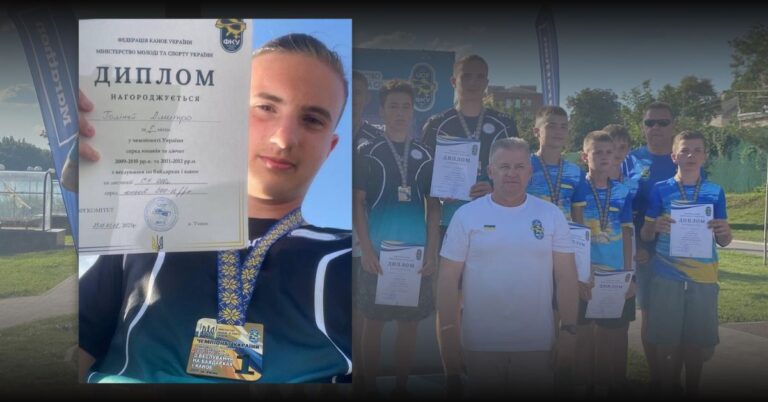 Франківець Дмитро Голіней — чемпіон України з веслування на каное-четвірці (ФОТО)