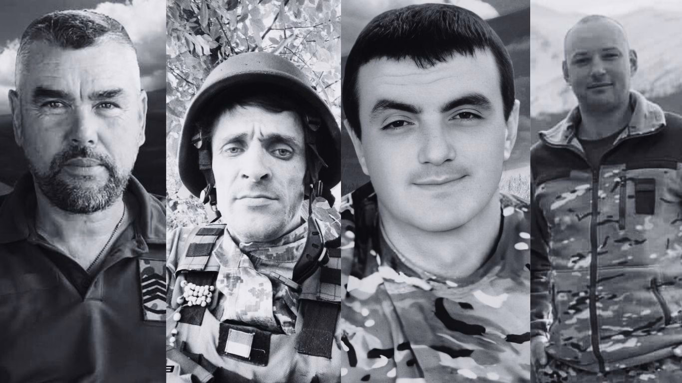 Кварцяний, Томащук, Шекеряк, Шкрібляк: четверо загиблих воїнів з Прикарпаття удостоєні ордену “За мужність”