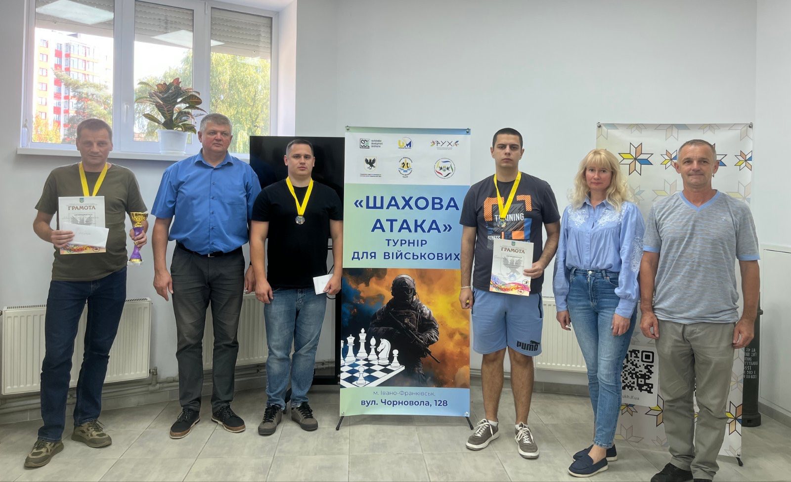 У Франківську вперше провели шаховий турнір серед військових (ФОТО)