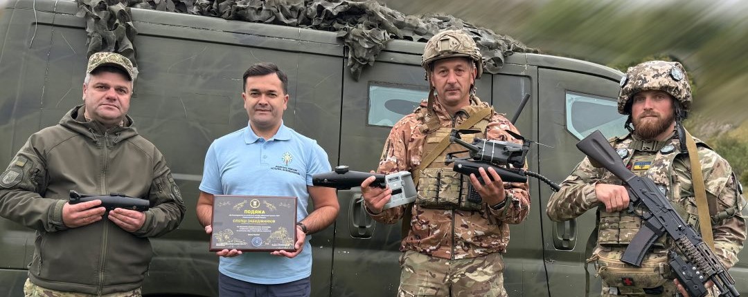 Будівельна компанія “Спілка забудівників” передала 50 полку НГУ навчальне обладнання для протидії ворожим FPV-дронам (ФОТО)