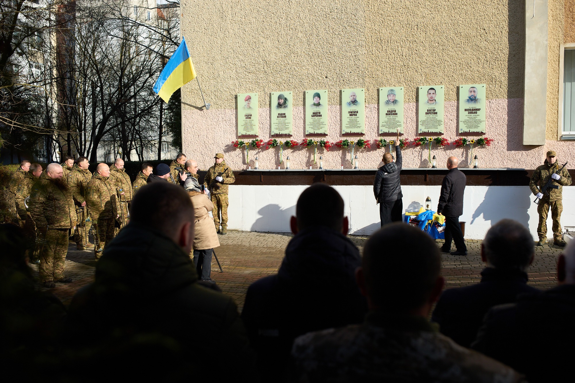 У Франківську відкрили анотаційні дошки трьом полеглим захисникам