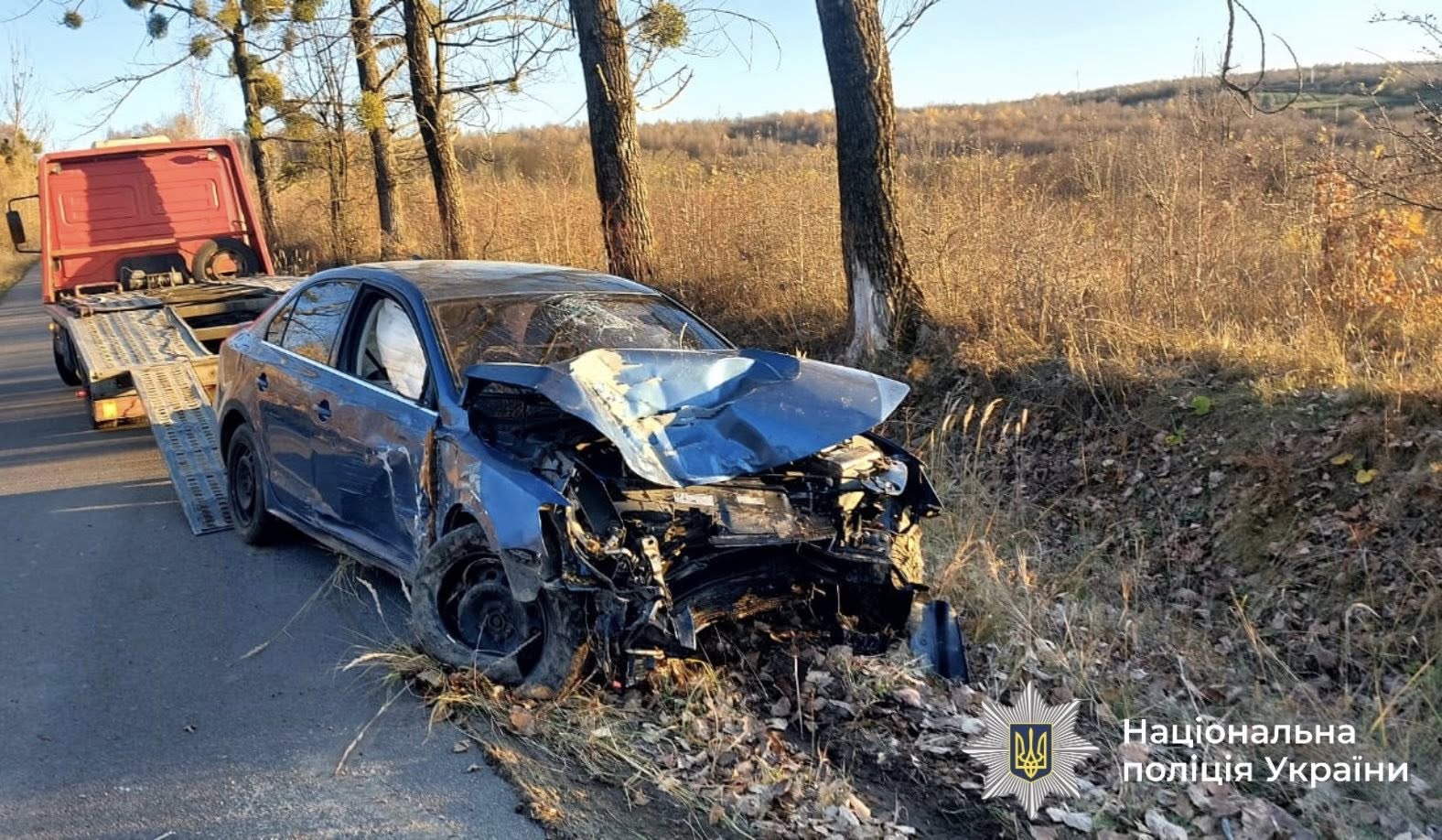 2,50 проміле: на Калущині пʼяний водій без посвідчення “злетів” у кювет (ФОТО)