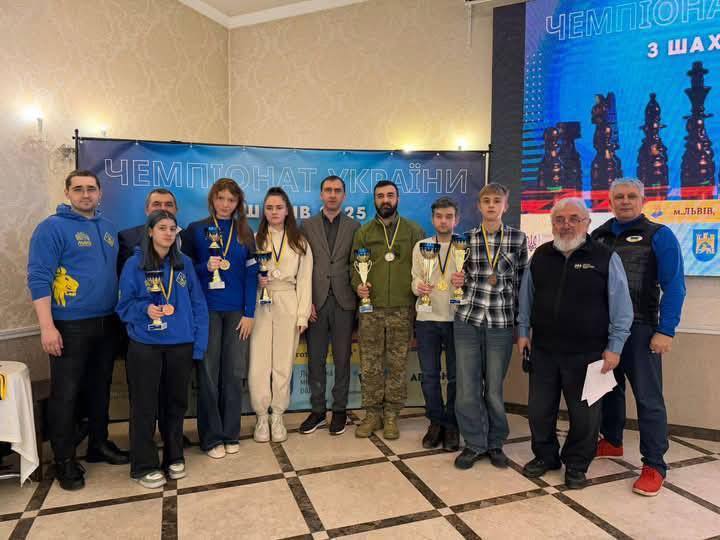 Прикарпатські шахісти вибороли “срібло” та “бронзу” на чемпіонаті України