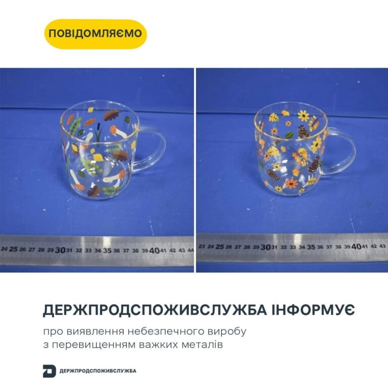 Перевищений свинець: прикарпатців застерігають від небезпечної чашки