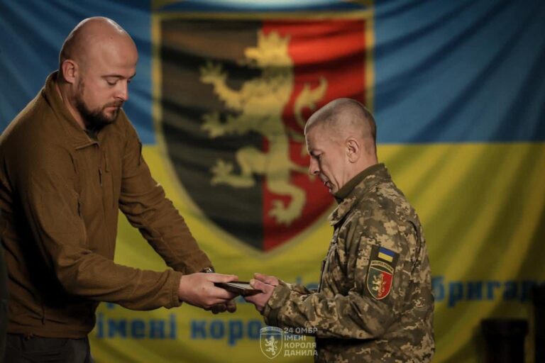 Захисник із Павлівки Василь Когуч отримав відзнаку Президента “За оборону України”