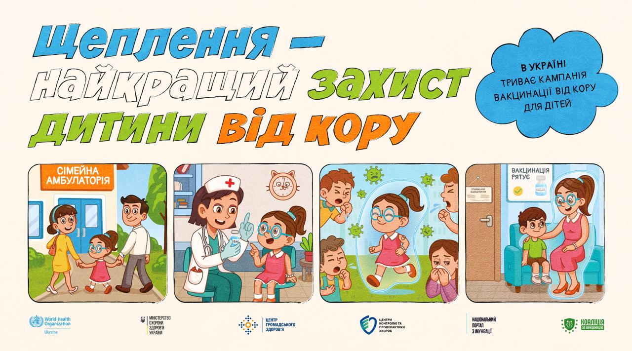 Дітей вакцинуватимуть від кору мобільні бригади у віддалених громадах Прикарпаття