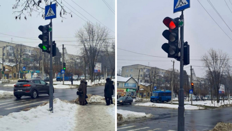 У Калуші з’явився восьмий світлофор, який працюватиме без світла: де саме