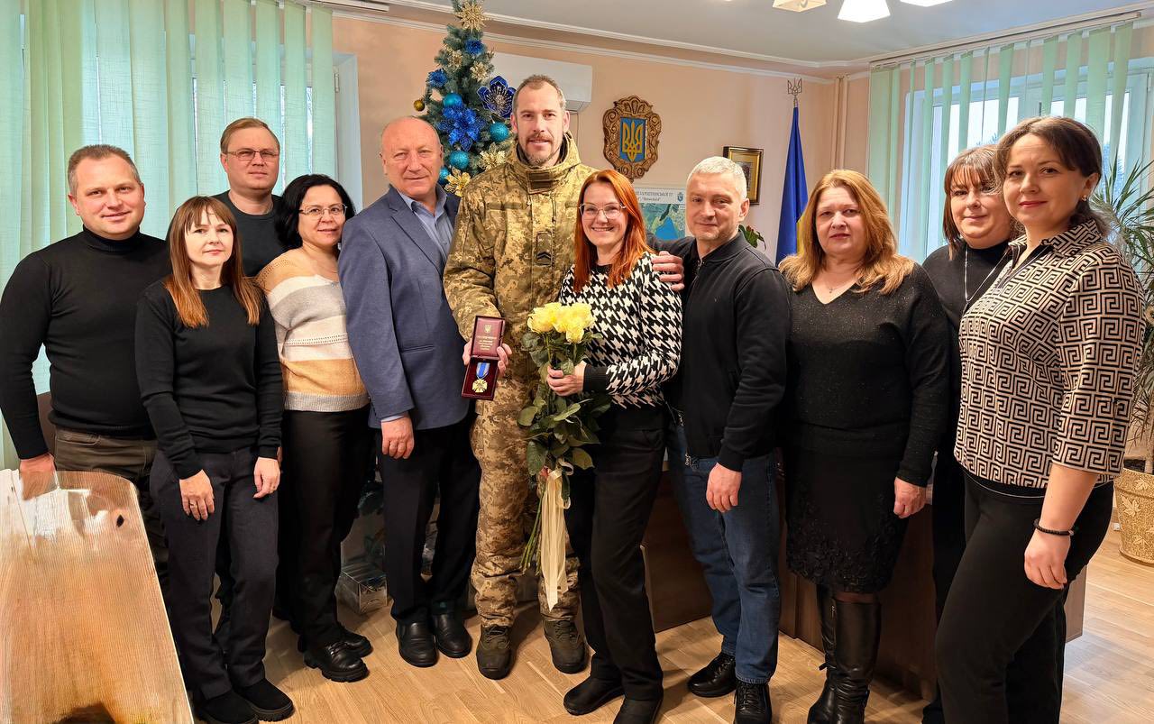 Прикарпатського військового Юрія Батицького нагородили медаллю “Лицарський хрест”