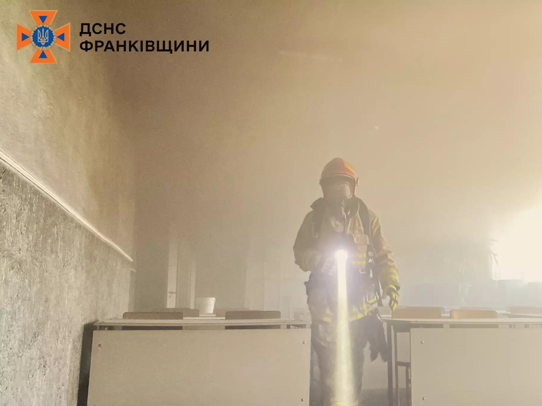 У ліцеї Франківська загорівся комп’ютерний клас (ФОТО)